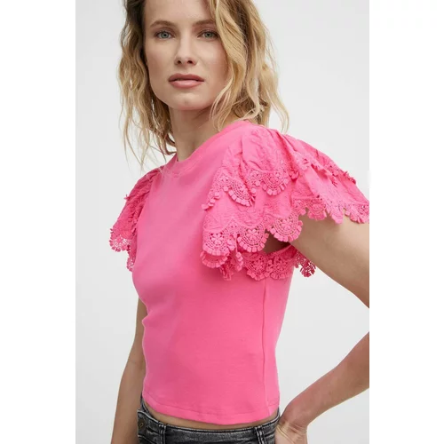 Answear Lab Bluza za žene, boja: ružičasta, bez uzorka