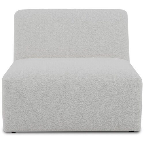 Scandic Bel modul za sedežno garnituro iz tkanine boucl&amp;eacute; (sredinski modul) Roxy &amp;ndash; Slike