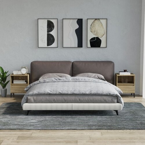 vidaXL Nočna omarica 2 kosa Sonoma hrast 40x35x50 cm Cene