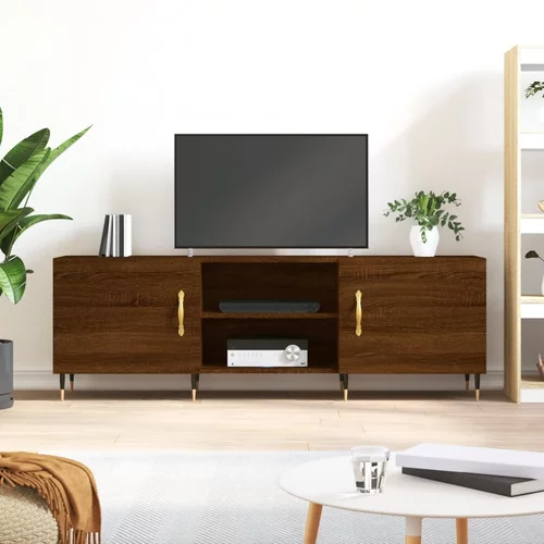 vidaXL TV omarica rjavi hrast 150x30x50 cm inženirski les