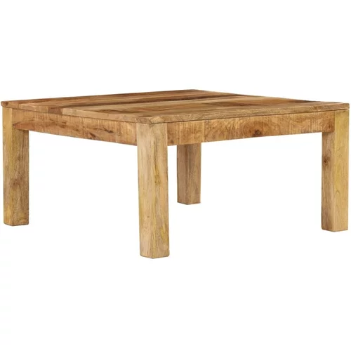  Klubska mizica iz trdnega mangovega lesa 80x80x40 cm
