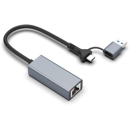 Asonic 2u1 USB 3.0 A/C to 10/100/1000 Ethernet LAN N-UL8153F Slike