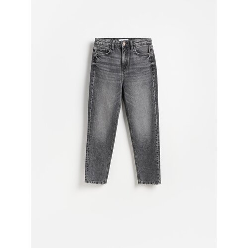 Reserved Mom fit slim traperice - siva Cijene
