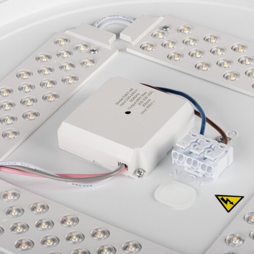 Kanlux 46281-LED prigu&amp;scaron;iva svetiljka LIXAN 47W/230V 3000-6500K prečnik 38,6 cm bela/crna + sa daljinskim upravljačem Slike