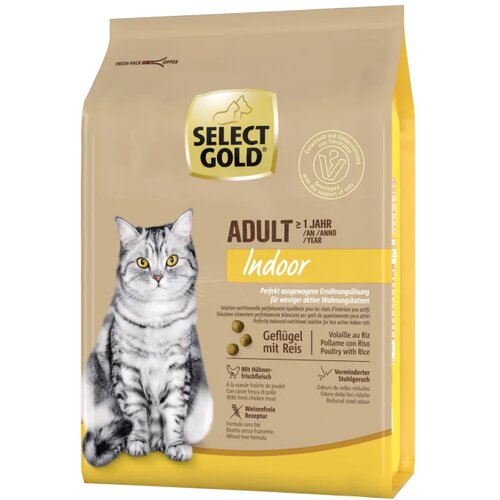 Select Gold Cat Indoor Adult perutnina z rižem 2,5 kg Cene