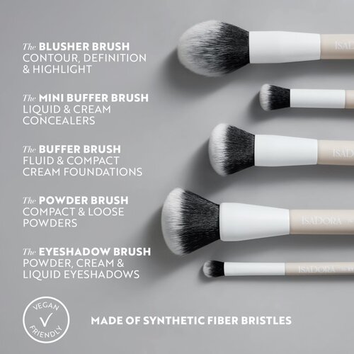 IsaDora Brush Blusher čopič za rdečilo 1 kos Slike