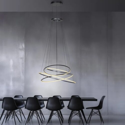  led luster pure e-flying rings siva cct dimabilna paul neuhaus Cene