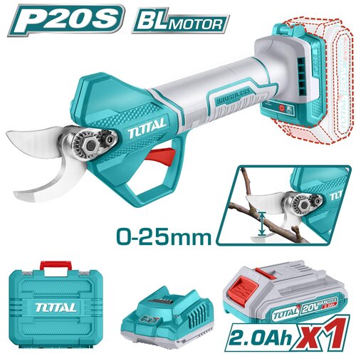 Total Bežične makaze za orezivanje,BL,20v2.0ahx1kom,kofer TSSLI202581 Slike