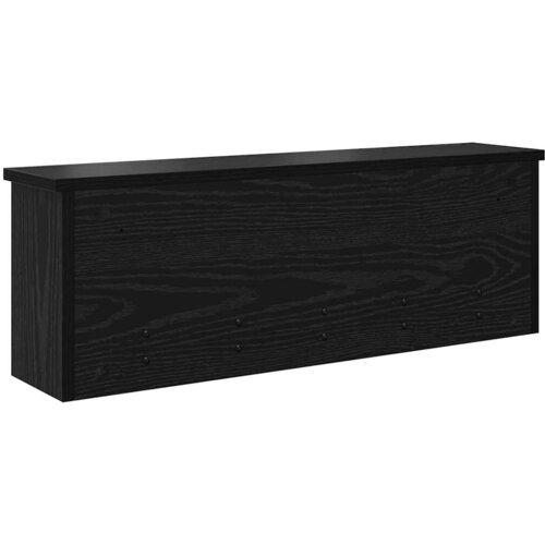  Vje&amp;scaron;alica za kapute na zidu Zidne Crni hrast 75 x 16 x 26 cm Slike