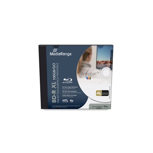 Mediarange Germany BLU-RAY 100GB-DL BD-RAY-4X-JEWEL CASE-PRINTABILNI-MR520 Cene