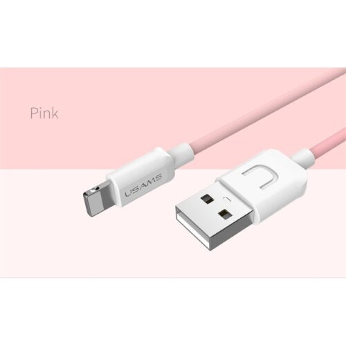 Usams podatkovni kabel U2 SJ097 lightning 2A dožina 1 m qc - roza Cene
