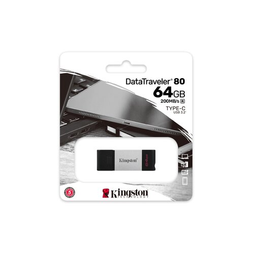 Kingston 64GB DataTraveler 80 USB-C 3.2 flash DT80/64GB usb memorija Slike