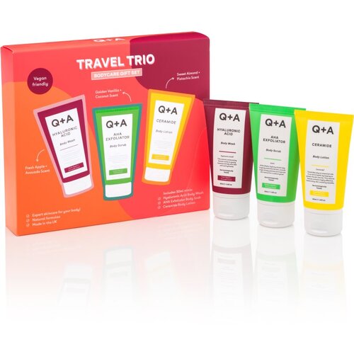 Q+A Travel Trio darilni set za telo Cene