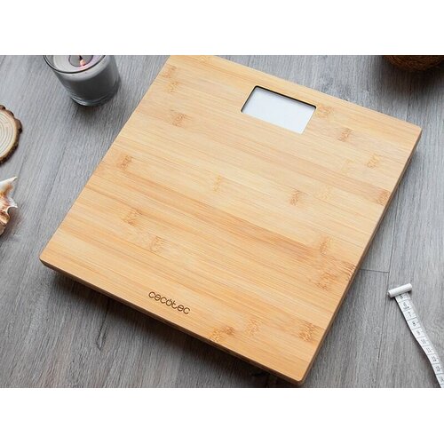 Cecotec osobna vaga digitalna, bambus podloga, Surface Precision 9300 Healthy Slike