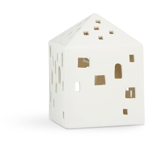 K&amp;auml;hler Design Beli keramični svečnik K&amp;auml;hler Design Urbania Lighthouse Town Slike