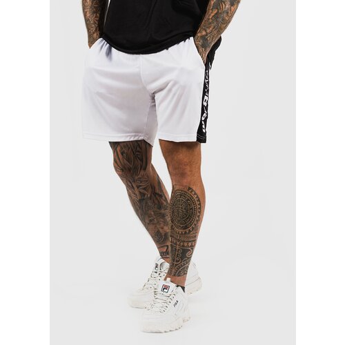 GymBeam Kratke hlače Vertical White Cijene
