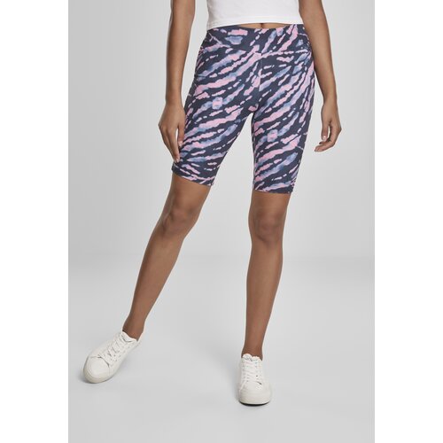 Urban Classics Women&amp;#039;s cycling shorts with darkshadow/pink tie Slike