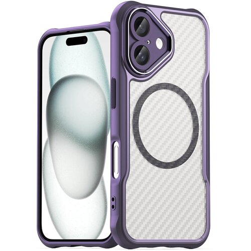 HURTEL SILIKONSKI OVITEK LEADING SERIJE ZA MAGSAFE OVITEK ZA IPHONE 16 PLUS VIJOLIČEN, (21897199) Cene