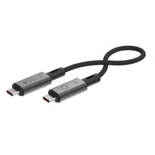 LINQ USB4 USB-C v USB-C PRO kabel - 0,3 m, ?rna, (21167232) Slike