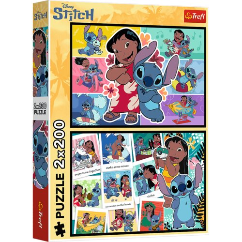 Puzzle 2x200 - Stitchev veseli život - Disney Lilo i Stitch 13334 Cijene