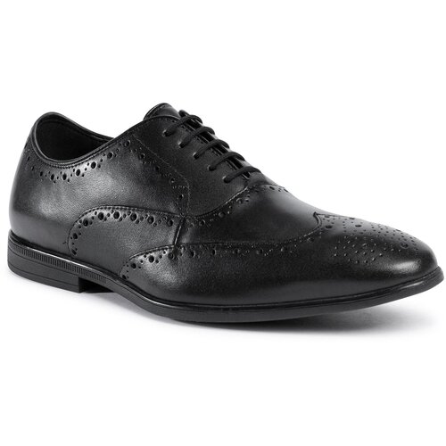 Clarks Nizki čevlji Bampton Rhodes 261521117 Black Leather Slike