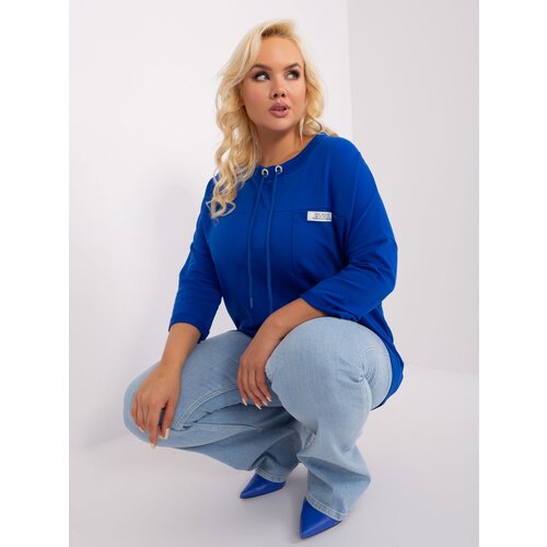RELEVANCE Blouse-RV-BZ-9071.79P-Cobalt Cene