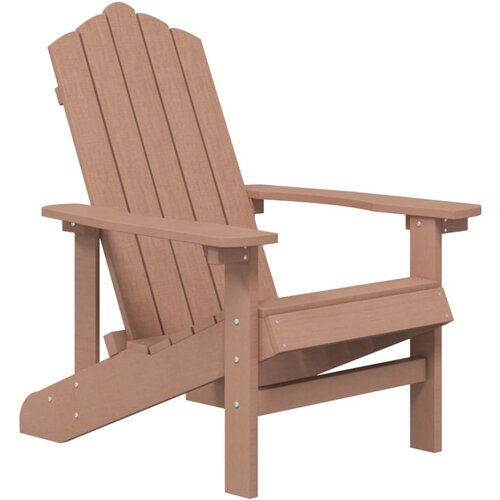 Maison Chic Vrtni Stoli - Stol za vrt Adirondack HDPE rjav JS569, (21878598) Slike