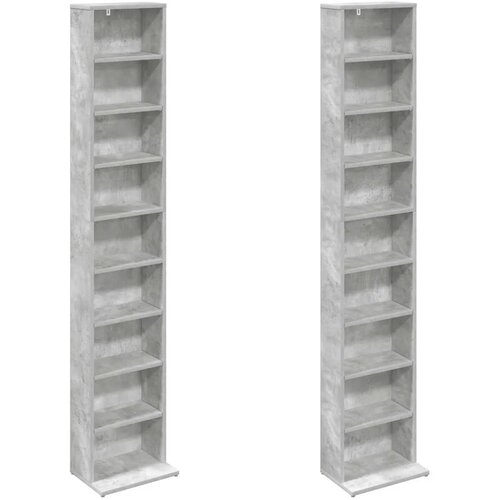 Cd ormar 2 kom. Betonska siva 33 x 23 5 x 175 cm - Betonska siva 2 33 x 23 5 x 175 cm Cene