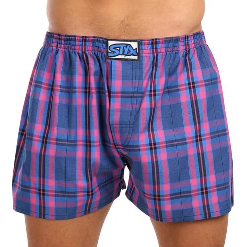 STYX Men's shorts classic rubber oversize multicolor