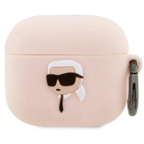 Karl Lagerfeld 3D SILIKONSKI OVITEK KARL HEAD ZA AIRPODS 3 - ROZA, (22006256) Cene