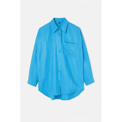 Trendyol Modest Ženska košulja Tctss26Tg00056, Plava Cene