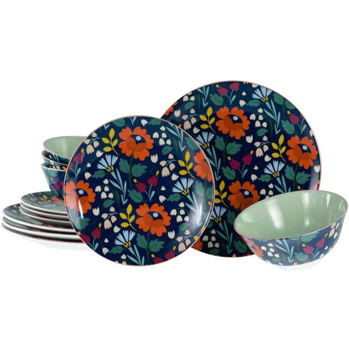 Creatable Jedilni Servis Folklore Blue, 12-Delni Cene