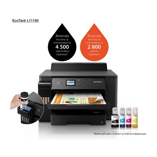Epson Tiskalnik L11160 A3 + ITS Slike