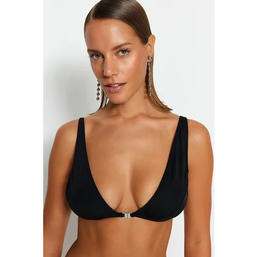 Trendyol Bikini Top - Black - Plain