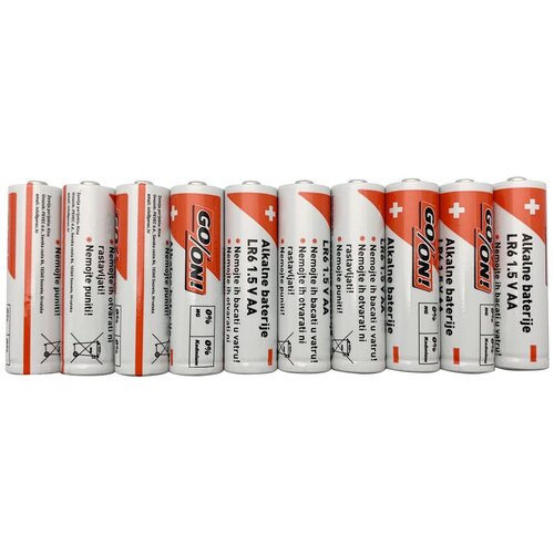 Go On Alkalna baterija NEW GO ON 1.5V LR6 AA 10/1 COLOR BOX Cijene