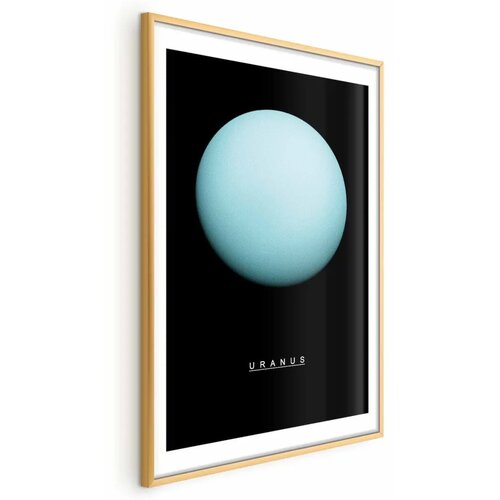  Plakat - Uranus 60x90 Zlatni okvir s margom Cene
