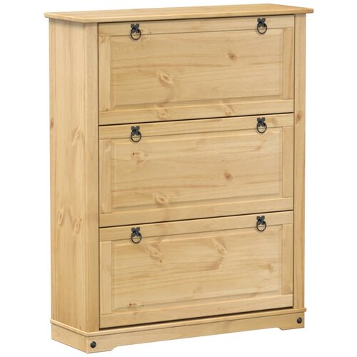 Maison Chic Omarica za obutev - Kopa za čevlje Corona 99x32x124,5 cm trdna borovina, (21778380) Slike