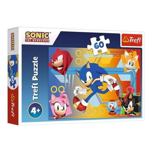 Tref line puzzle 60 pcs sonic ( T17387 ) Slike