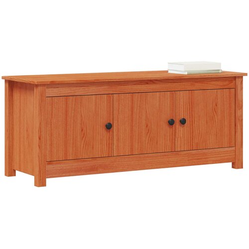  Ormar za cipele Vosak Smeđa 110 x 38 x 45,5 cm Masivna borovina Slike