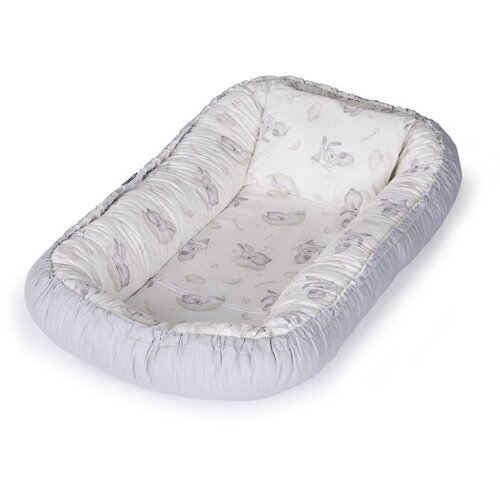 Chipolino gnijezdo za bebe Baby Nest Grey Bunny 90 x 48 cm Slike