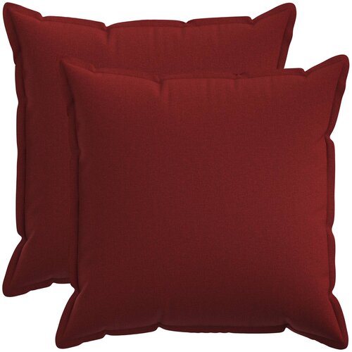  Presvlaka za jastuk 2 pcs HOUTEN Vinska crvena 80 x 80 cm Slike