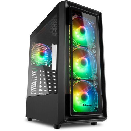 Sharkoon Kućište gaming, TK4 RGB, ATX, ventilator 4x120mm Addressable RGB Cijene
