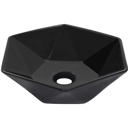 vidaXL Umivaonik 41 x 36,5 x 12 cm keramički crni Cijene