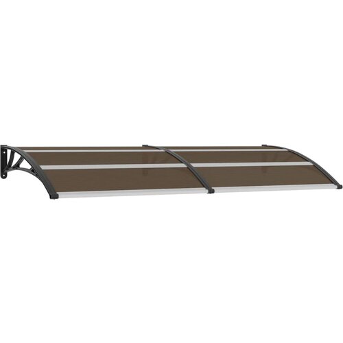VidaXL Nadstre&amp;scaron;nica za vrata crna 240 x 100 cm PC Slike