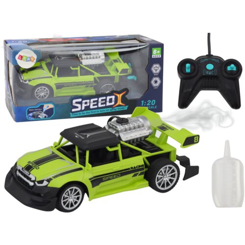  Auto na daljinsko upravljanje Car 1:20 Smoke Effect - zeleni Cijene