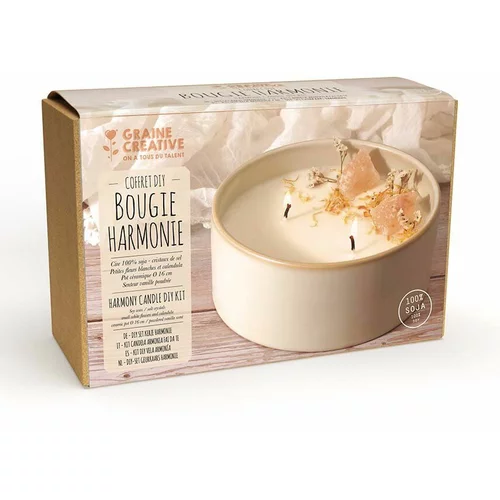 Graine Creative Diy komplet za izdelavo dišečih sveč Bougie Harmonie
