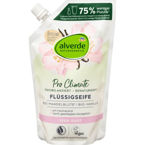 Alverde Naturkosmetik Tečni sapun od cveta badema i vanile - dopuna 500 ml Cene