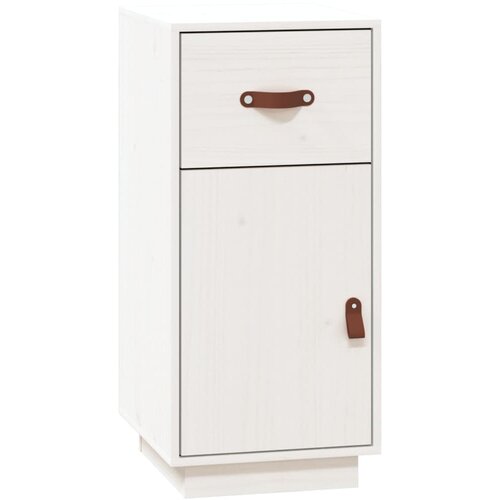 Maison Chic Komoda - Predalnik bela 34x40x75 cm trdna borovina, (21716412) Slike