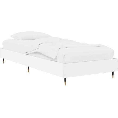  Okvir za krevet Bijela 80 x 200 cm Konstruirano drvo - Bijela Cijene