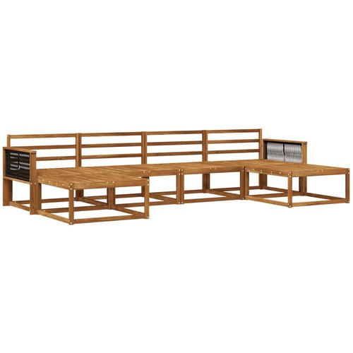 vidaXL Zunanja garnitura za sedenje 6 pcs Naravna Masiven les akacije, (5000281691) Cene